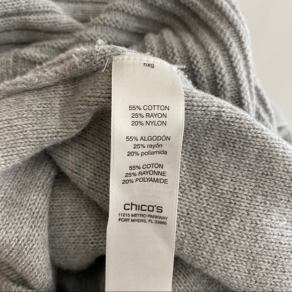 Chico’s Cowl Neck Sweater, Size 3 (XL/16) - Picture 9 of 9